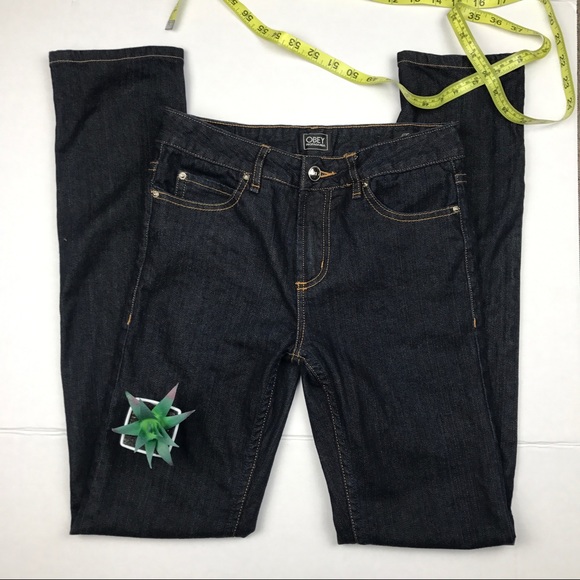 • Obey jeans • straight leg - Picture 1 of 8